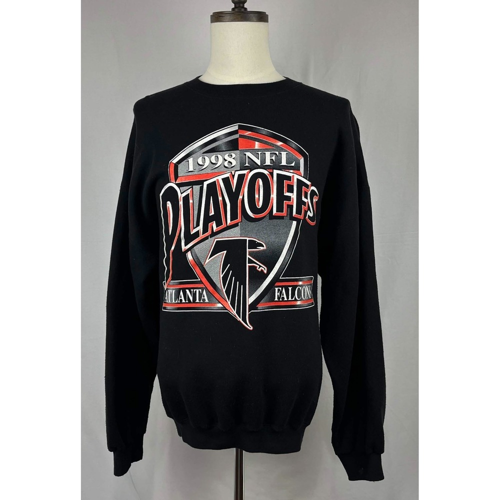 Vintage Logo Athletic Atlanta Falcons 1998 NFL Playoffs Sweatshirt 2XL USA Made